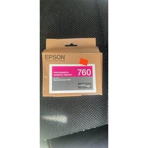 Epson 760 ink for p600 Purchased from Epson Vivid Magenta Expired 5-22